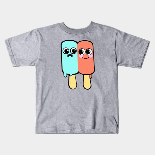 Stuck On You Kids T-Shirt by flimflamsam